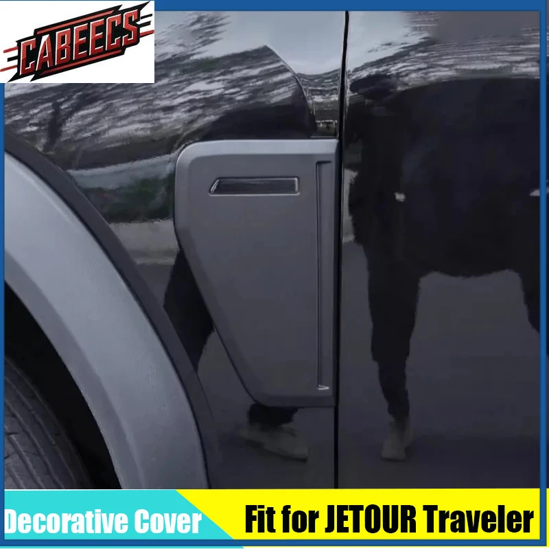 Car Front Side Wing Fender Suitable for Chery JETOUR Traveler T2 2023 2024 Body Side Mark Air Vent Sticker Decorative Cover
Car Front Side Wing Fender Suitable for Chery JETOUR Traveler T2 2023 2024 Body Side Mark Air Vent Sticker Decorative Cover