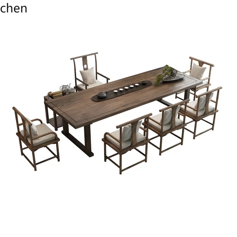 Office tea table and chair combination light luxury tea table solid wood tea table modern
Office tea table and chair combination light luxury tea table solid wood tea table modern