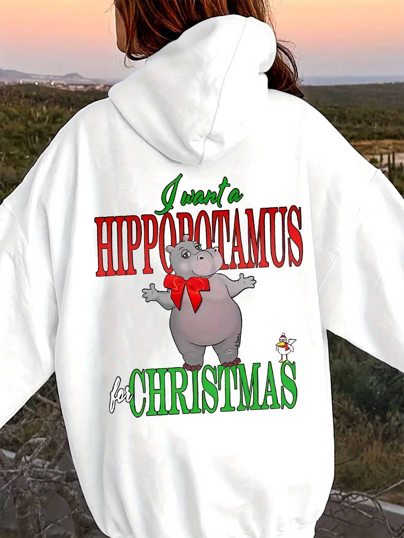 Уютные рождественские бегемоты с графическим принтом, осенние и зимние мужские и женские толстовки из чистого хлопка, повседневные свободные уличные виды спорта 
Уютные рождественские бегемоты с графическим принтом, осенние и зимние мужские и женские толстовки из чистого хлопка, повседневные свободные уличные виды спорта