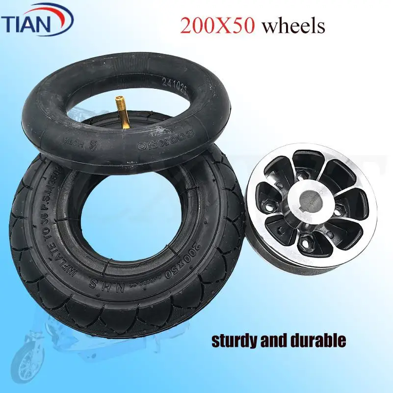 200*50 Electric Scooter Wheel Electric Vehicle Pneumatic Tire Inner Tube with Alloy Rim 8 Inch Scooter Wheel 200x50 Tire
200*50 Electric Scooter Wheel Electric Vehicle Pneumatic Tire Inner Tube with Alloy Rim 8 Inch Scooter Wheel 200x50 Tire