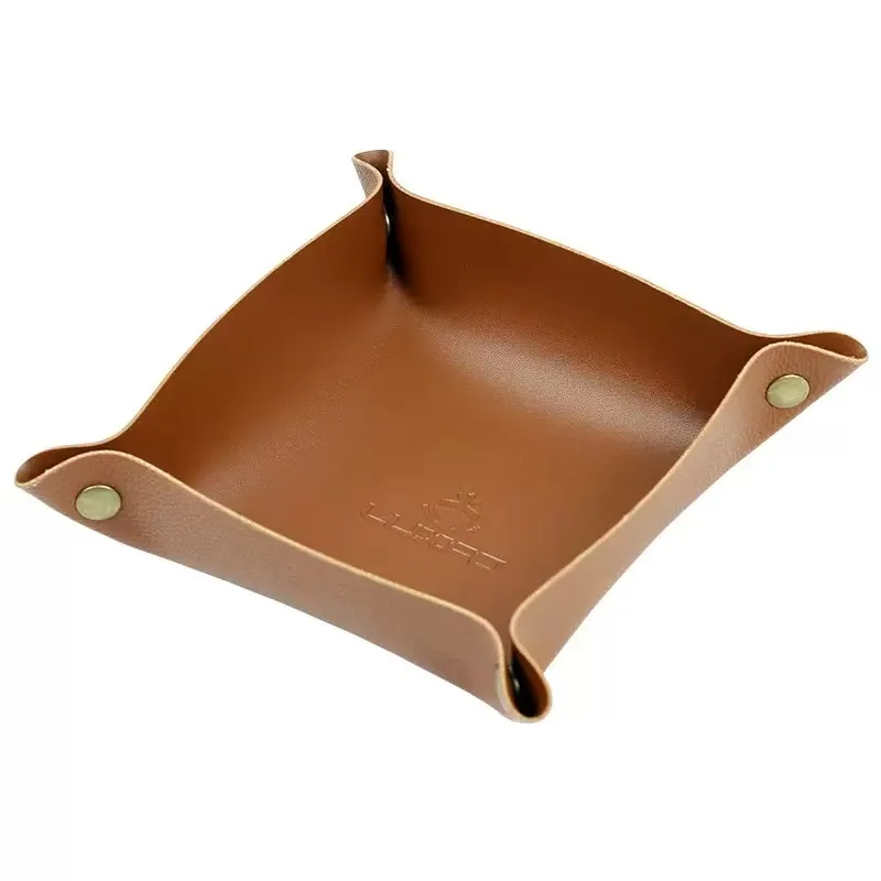 PU Valet Tray Foldable Storage Tray Makeup Keys Coins Snacks Desktop Nightstand Organizer Multi-purpose Leather Tray
PU Valet Tray Foldable Storage Tray Makeup Keys Coins Snacks Desktop Nightstand Organizer Multi-purpose Leather Tray