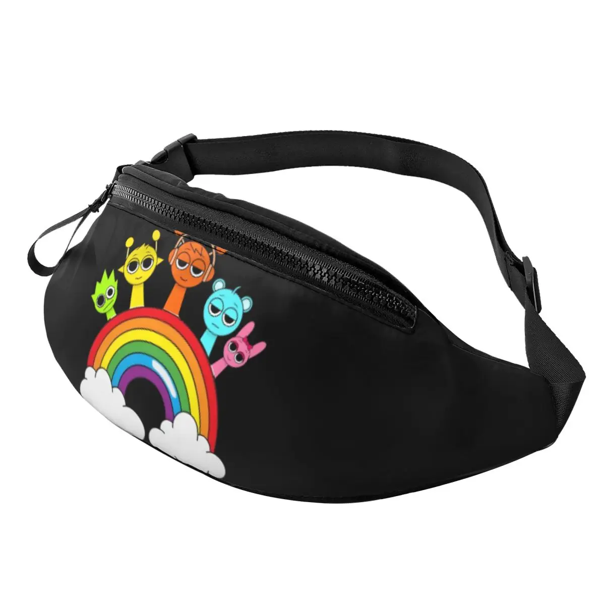 Custom Sprunki Fanny Pack Men Women Casual Music Game Crossbody Waist Bag for Travel Cycling Phone Money Pouch
Custom Sprunki Fanny Pack Men Women Casual Music Game Crossbody Waist Bag for Travel Cycling Phone Money Pouch
