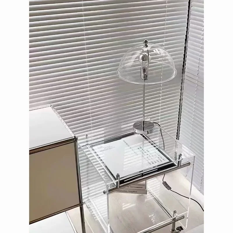 Transparent Trolley Style Living Room Coffee Table Storage Cabinet Mobile Bedside Table Minimalist
Transparent Trolley Style Living Room Coffee Table Storage Cabinet Mobile Bedside Table Minimalist