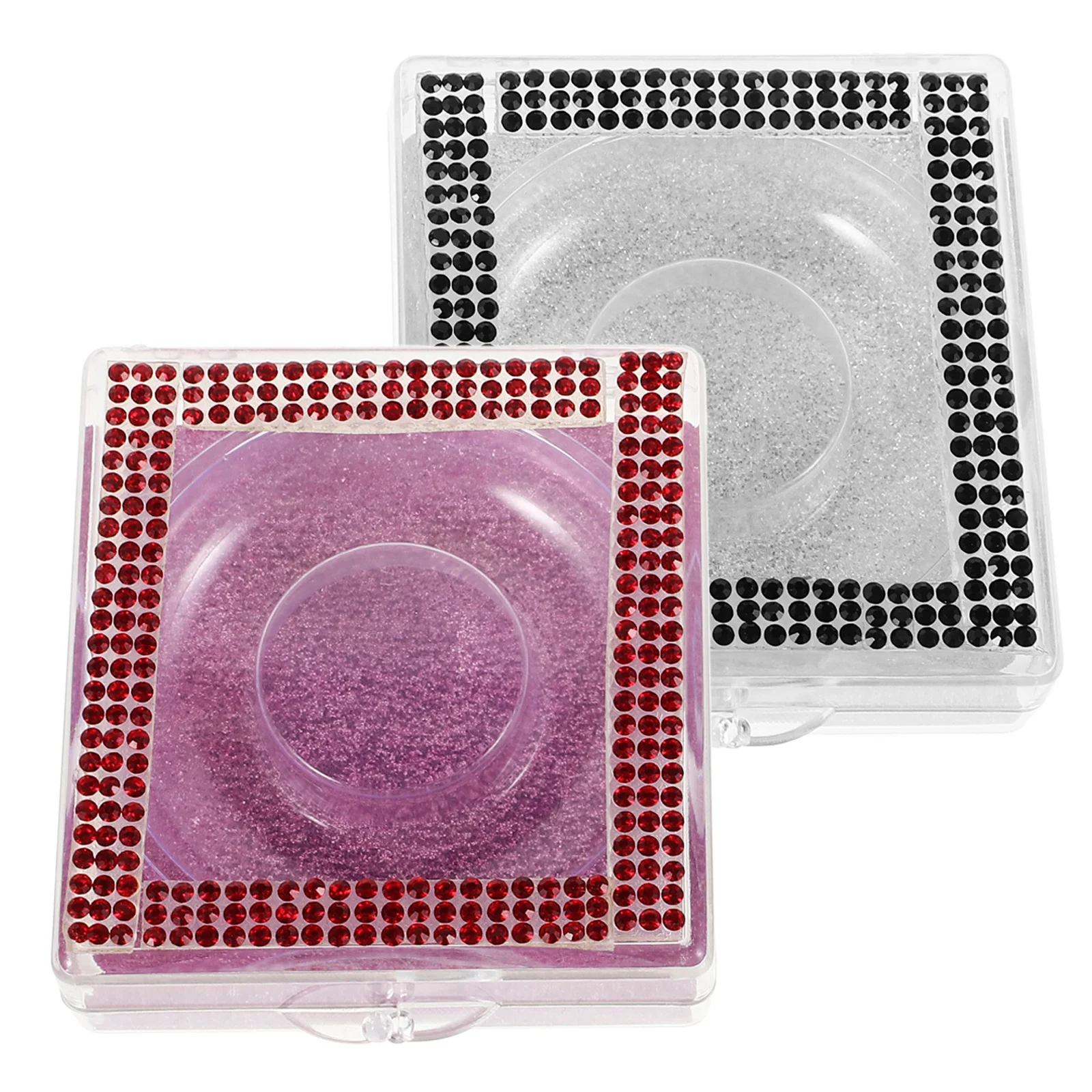 2Pcs Artificial Eyelash Case Travel-Friendly Eyelash Holding Container Reusable Clear Plastic Lash Supplies Box for on-The-Go
2Pcs Artificial Eyelash Case Travel-Friendly Eyelash Holding Container Reusable Clear Plastic Lash Supplies Box for on-The-Go