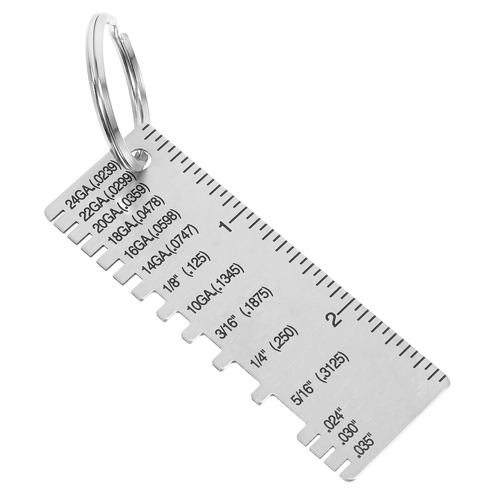 Weld Inspection Ruler Thickness Gauge Stainless Steel High Precision Measuring Tool Wire Size Gauge Metal Thickness Measurement
Weld Inspection Ruler Thickness Gauge Stainless Steel High Precision Measuring Tool Wire Size Gauge Metal Thickness Measurement