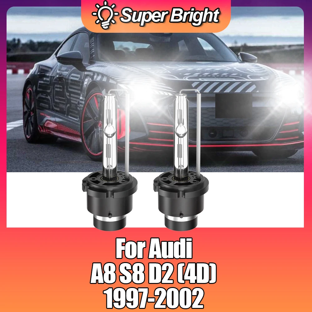 2PCS D1S 35W HID Bulbs HID Xenon Headlight Lamp Headlamp Light 6000K 12V For Audi A8 S8 D2 (4D) 1997 1998 1999 2000 2001 2002
2PCS D1S 35W HID Bulbs HID Xenon Headlight Lamp Headlamp Light 6000K 12V For Audi A8 S8 D2 (4D) 1997 1998 1999 2000 2001 2002