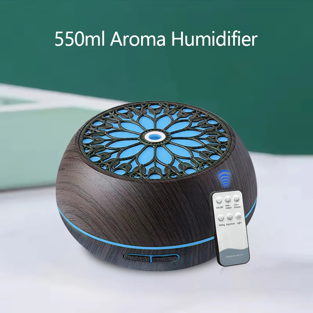550ml Cool Mist Humidifier & Diffuser | 6 Essential Oils, Soundwave Technology, Remote Control, USB-Powered, Pre-Filter System
550ml Cool Mist Humidifier & Diffuser | 6 Essential Oils, Soundwave Technology, Remote Control, USB-Powered, Pre-Filter System