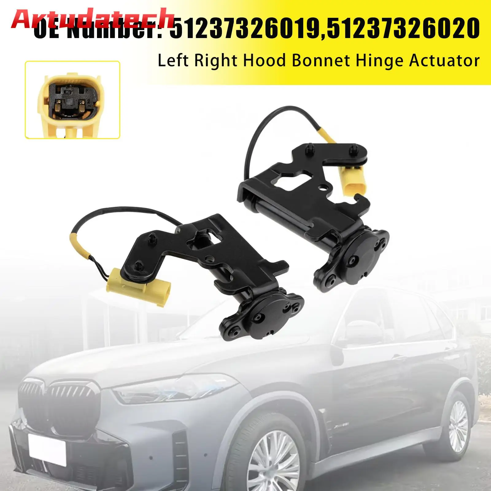 Artudatech Hood Bonnet Hinge Actuator L&R 51237326019 51237326020 Fit For BMW X5 F15 X6 F16
Artudatech Hood Bonnet Hinge Actuator L&R 51237326019 51237326020 Fit For BMW X5 F15 X6 F16