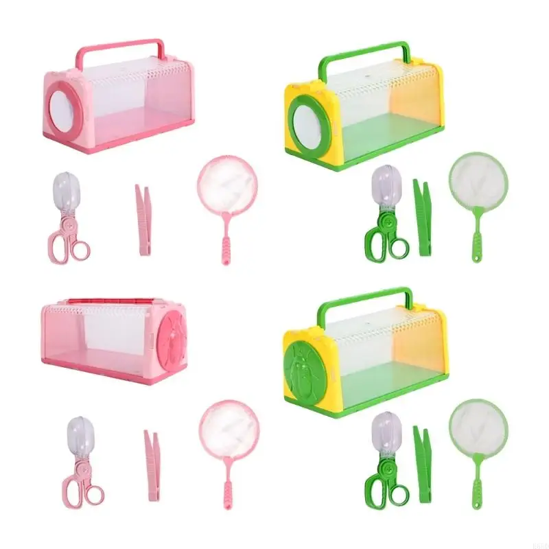 Educational Insect Exploration Kits with Catcher Net and Tweezers for Kids Science Nature Exploring Outdoor Activity Toy E65D
Educational Insect Exploration Kits with Catcher Net and Tweezers for Kids Science Nature Exploring Outdoor Activity Toy E65D