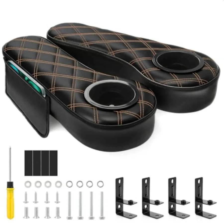 Golf Cart Armrest with Cup Holder and Phone Storage Pouch- or Fit Club Car EZGO Yamaha Rear Seat 1-Inch Square Tube
Golf Cart Armrest with Cup Holder and Phone Storage Pouch- or Fit Club Car EZGO Yamaha Rear Seat 1-Inch Square Tube