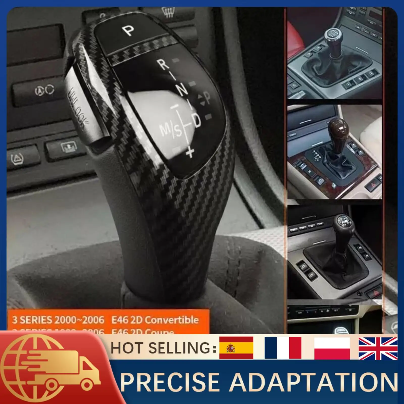 For BMW E81 E82 E87 E88 E89 E90 E91 E92 E93 LED Gear Shift Knob Carbon Fiber Look Automatic Shifter With Button Cover
For BMW E81 E82 E87 E88 E89 E90 E91 E92 E93 LED Gear Shift Knob Carbon Fiber Look Automatic Shifter With Button Cover