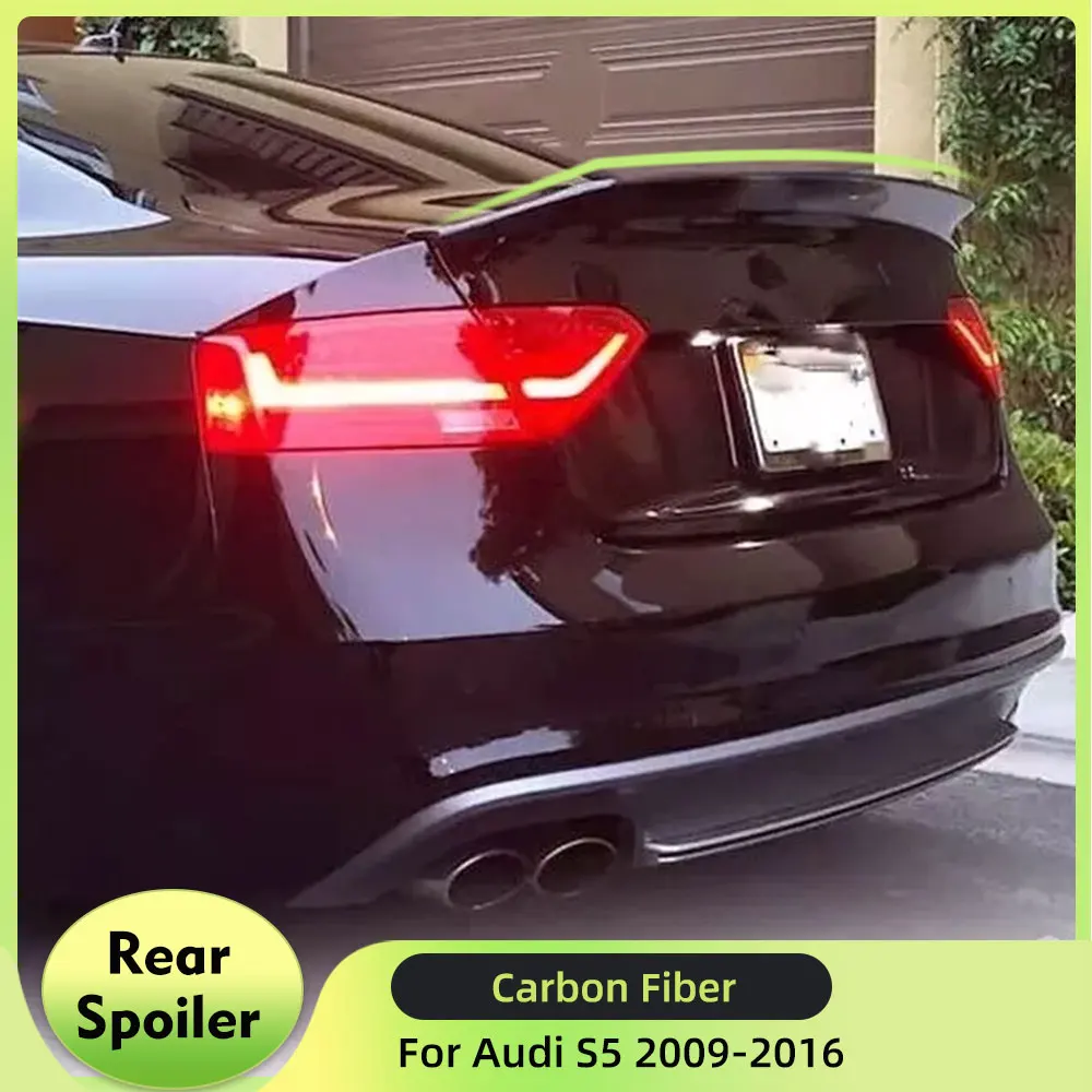 Real Carbon Fiber Car Trunk Spoiler Wing for Audi S5 2-Door Coupe 2008-2016 Rear Spoiler Rear Wing Spoiler Boot Lid (S5 2-Door)
Real Carbon Fiber Car Trunk Spoiler Wing for Audi S5 2-Door Coupe 2008-2016 Rear Spoiler Rear Wing Spoiler Boot Lid (S5 2-Door)