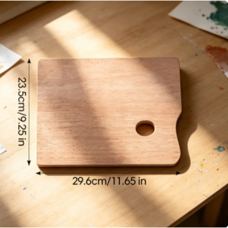 HH-03 Wooden Oval Paint Palette Acrylic Oil Gouache Art Tool
HH-03 Wooden Oval Paint Palette Acrylic Oil Gouache Art Tool