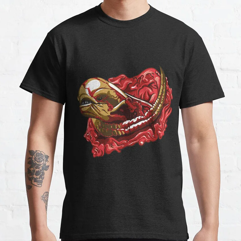 Bloody chestburste Horror Sci-Fi Alien Weyland-Yutani space Scream scary film Xenomorph printed t shirt for men plus size tee
Bloody chestburste Horror Sci-Fi Alien Weyland-Yutani space Scream scary film Xenomorph printed t shirt for men plus size tee