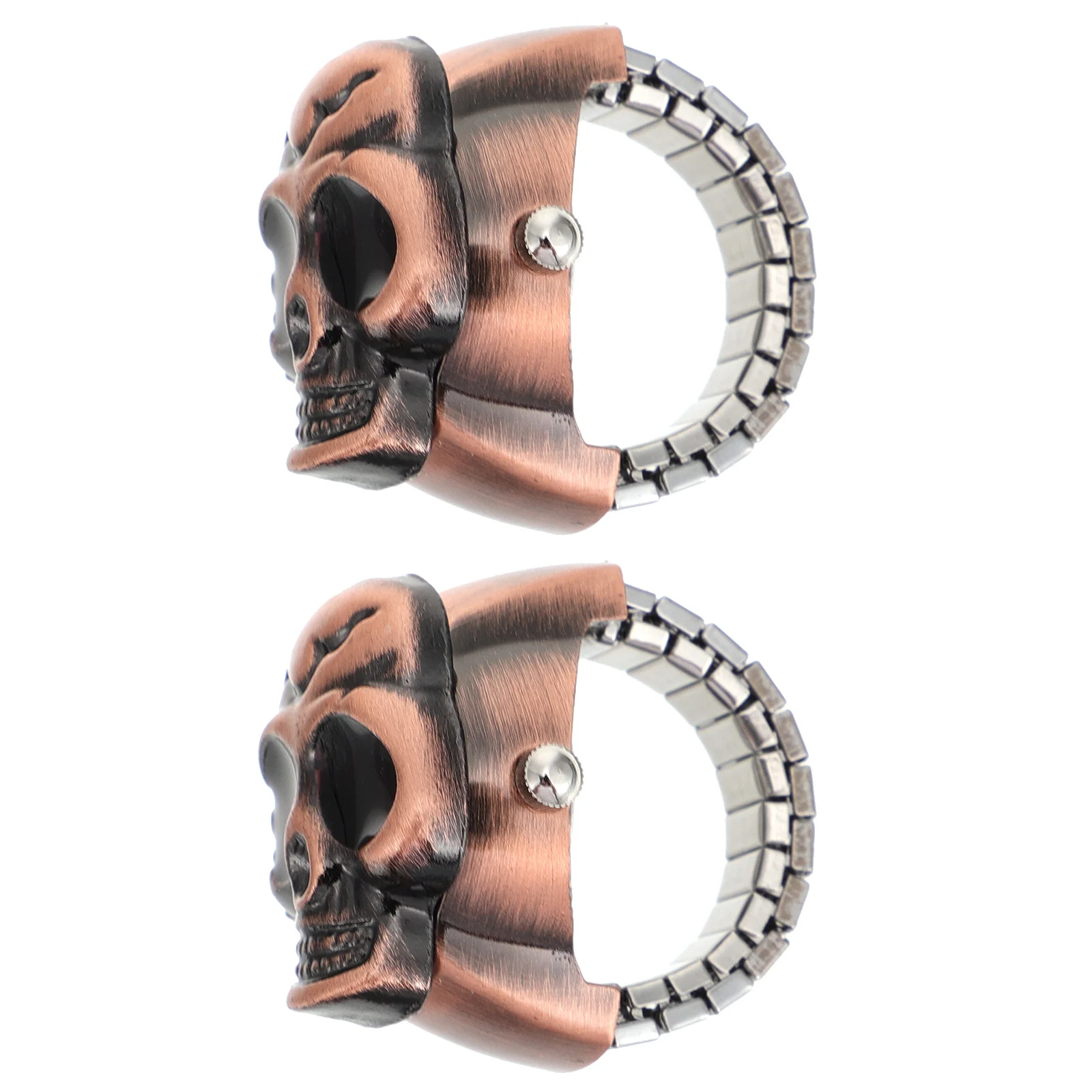 2 шт., часы с откидным кольцом-раскладушкой, винтажные часы с черепом на палец, регулируемые повседневные часы в стиле панк, часы с раскладушкой и кольцом
2 шт., часы с откидным кольцом-раскладушкой, винтажные часы с черепом на палец, регулируемые повседневные часы в стиле панк, часы с раскладушкой и кольцом