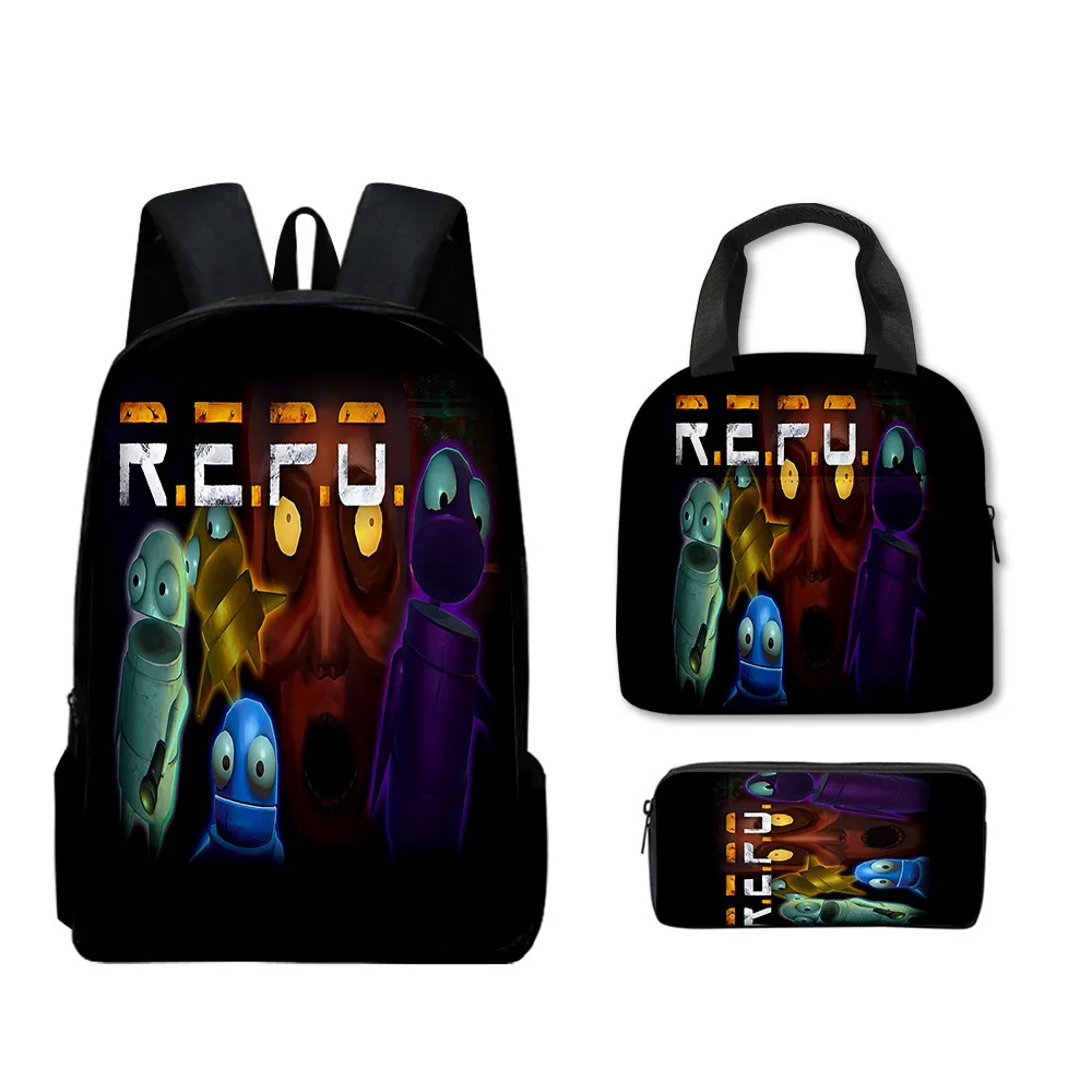 Роскошная популярная новинка, забавный R.E.P.O repo с 3D принтом, 3 шт./компл., школьные сумки для ноутбука, рюкзак, сумка для обеда, пенал
Роскошная популярная новинка, забавный R.E.P.O repo с 3D принтом, 3 шт./компл., школьные сумки для ноутбука, рюкзак, сумка для обеда, пенал