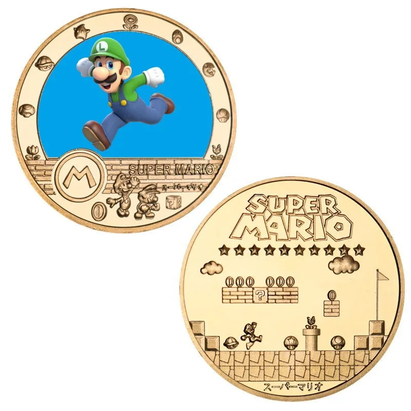 Game New Marios Commemorative Coins Metal Crafts Commemorative with Gift Box Sets Toys Anime Peripheral Collection Coins
Game New Marios Commemorative Coins Metal Crafts Commemorative with Gift Box Sets Toys Anime Peripheral Collection Coins