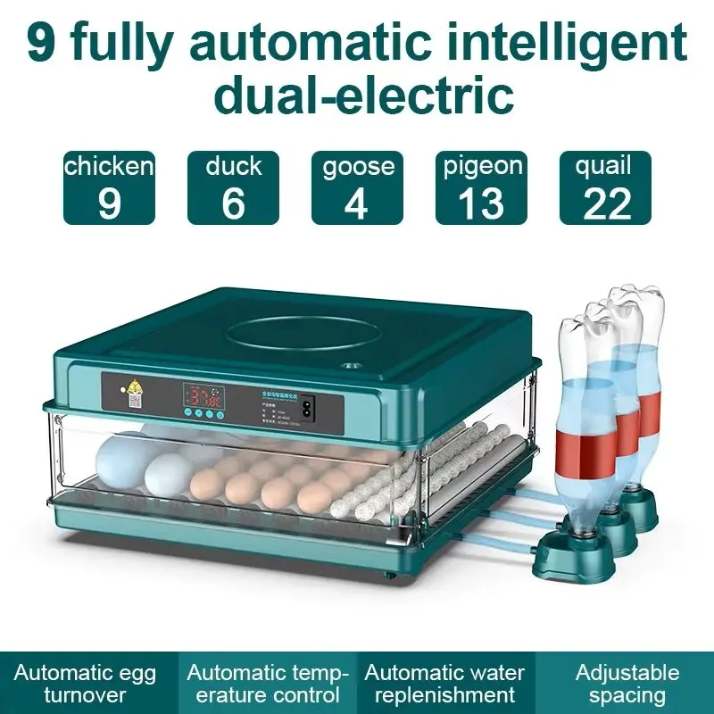9-15 eggs incubator for Chicken Goose Bird Quail Automatic Incubation Equipment Hatchery Incubation Tools EU Plug
9-15 eggs incubator for Chicken Goose Bird Quail Automatic Incubation Equipment Hatchery Incubation Tools EU Plug