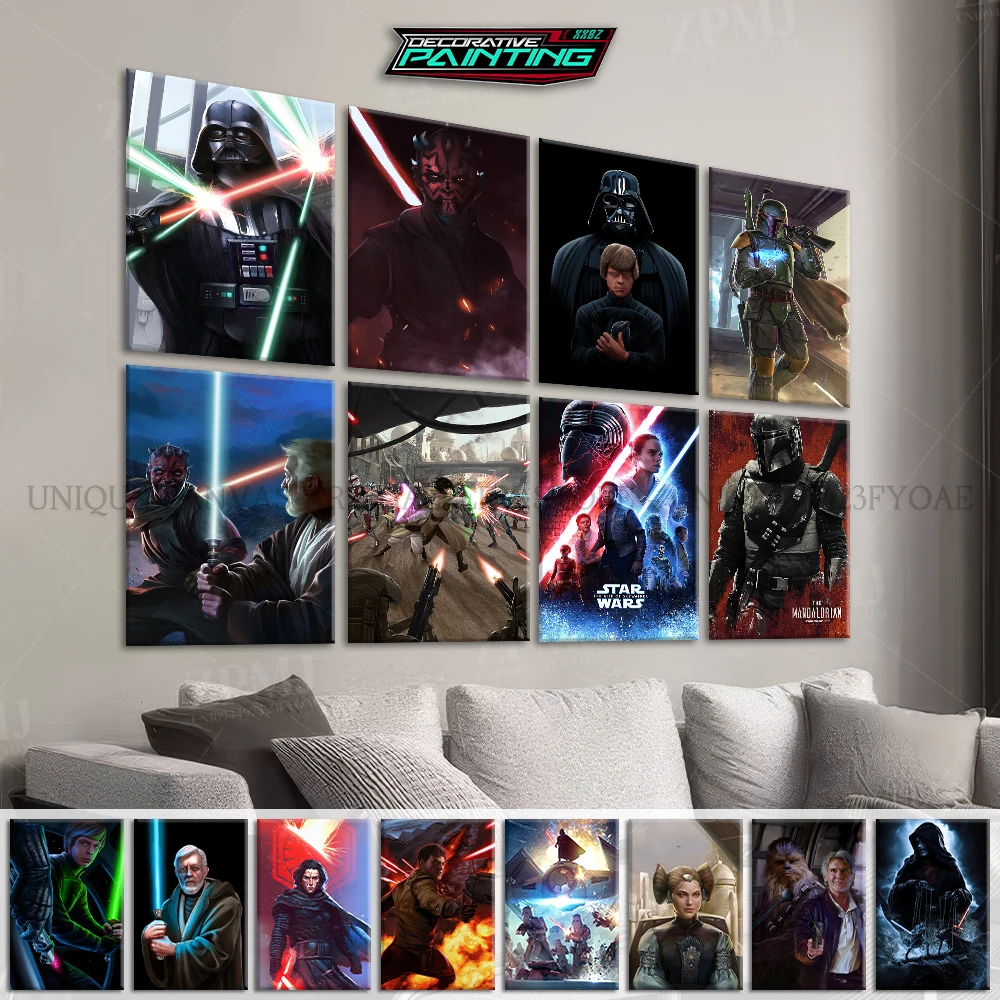 Star Wars:The Force Awakens Paintings Movie Wall Art Canvas Vintage Picture HD Print Posters No Frame For Living Room Home Decor
Star Wars:The Force Awakens Paintings Movie Wall Art Canvas Vintage Picture HD Print Posters No Frame For Living Room Home Decor