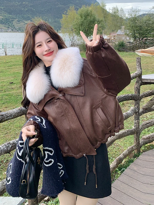 Women's ort Puffer Jaet Real Fur Collar Du down Warm Thi Winter Coat Casual Loose Fit Eco-friendly White Du down Inner
Women's ort Puffer Jaet Real Fur Collar Du down Warm Thi Winter Coat Casual Loose Fit Eco-friendly White Du down Inner