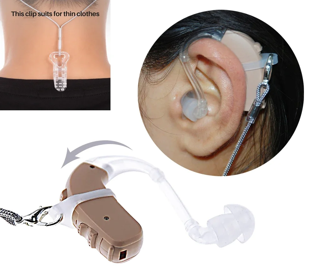 Hearing Aid Protective Rope Hanging Rope Hearing Aid Protector for Elderly People and Children Hearing Aids Clip
Hearing Aid Protective Rope Hanging Rope Hearing Aid Protector for Elderly People and Children Hearing Aids Clip