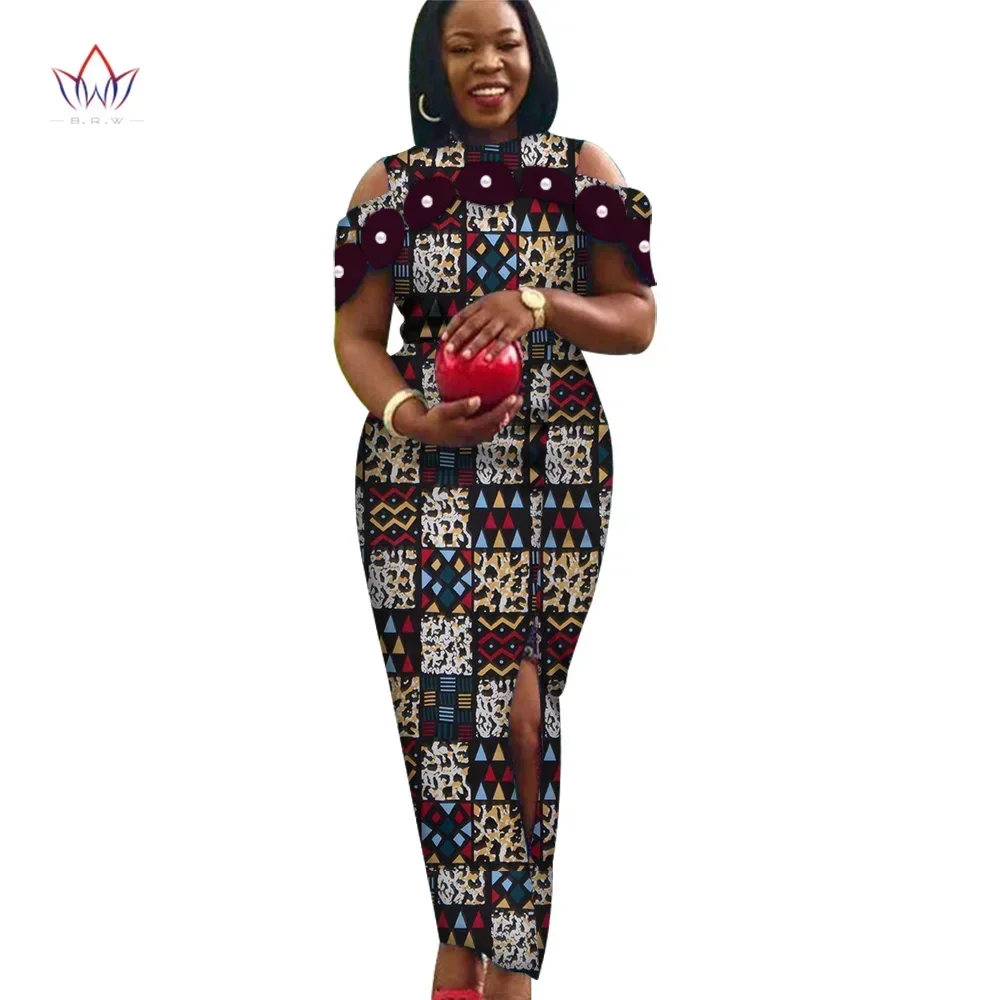 Bintarealwax African Dresses for Women Dashiki Bodycon Long Maxi Dress Summer African Print Split Dress for Party WY3099
Bintarealwax African Dresses for Women Dashiki Bodycon Long Maxi Dress Summer African Print Split Dress for Party WY3099