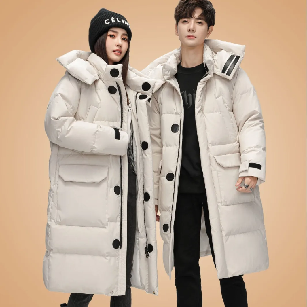 Мужская зимняя длинная куртка на утином пуху 500 г — подходит для -30 лет ° C, парки мужская ветровка, женское пуховое зимнее пальто
Мужская зимняя длинная куртка на утином пуху 500 г — подходит для -30 лет ° C, парки мужская ветровка, женское пуховое зимнее пальто