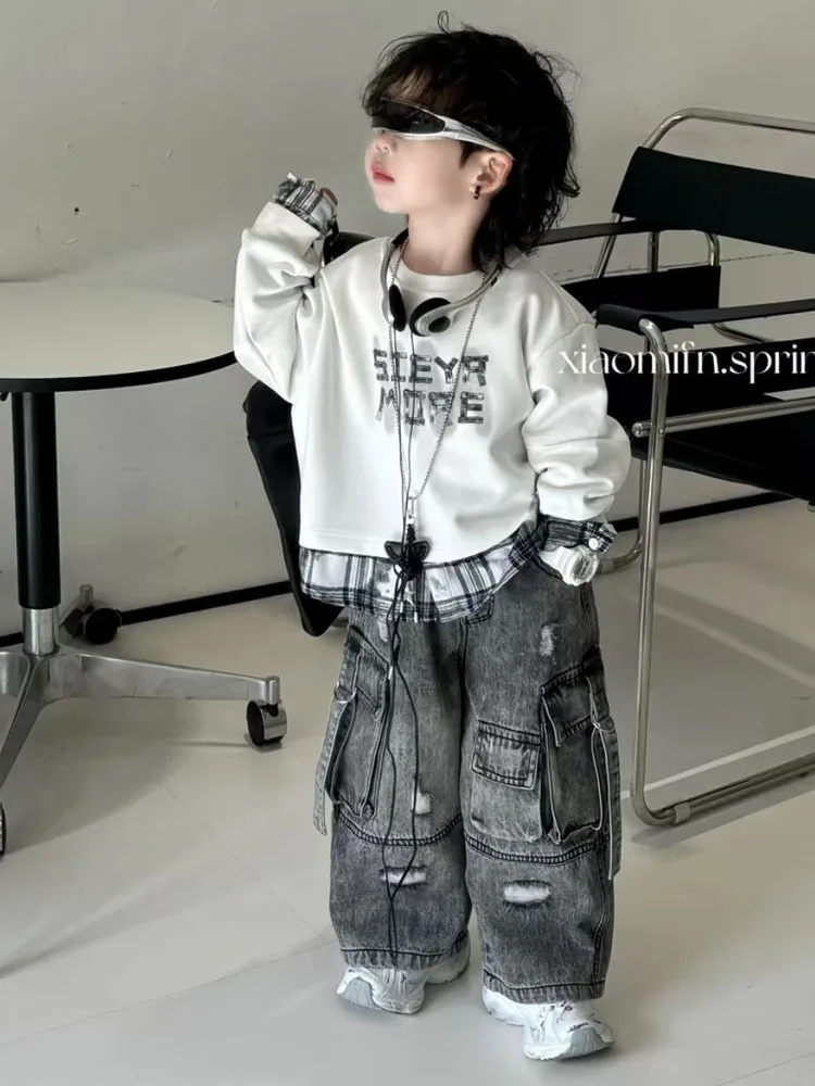 Boys' Spring Hoodie And Jeans Set 2025 Hoodie And Workwear Jeans Set 2025 Baby Clothes Sets For Children Baby Boy Clothes
Boys' Spring Hoodie And Jeans Set 2025 Hoodie And Workwear Jeans Set 2025 Baby Clothes Sets For Children Baby Boy Clothes