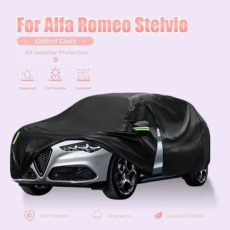 For Alfa Romeo Stelvio Full Car Cover Side Zipper Waterproof Dustproof Sun Protection Outdoor Exterior Accessories
For Alfa Romeo Stelvio Full Car Cover Side Zipper Waterproof Dustproof Sun Protection Outdoor Exterior Accessories