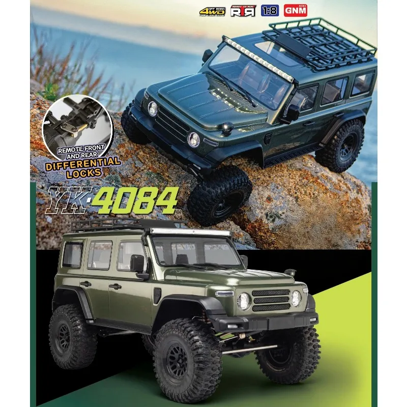 YIKONG YK4084 RC Car 1/8 Scale 4WD Dual Speed Differential Lock RC Crawler Car Electric Remote Control Off-Road Vehicle Model
YIKONG YK4084 RC Car 1/8 Scale 4WD Dual Speed Differential Lock RC Crawler Car Electric Remote Control Off-Road Vehicle Model