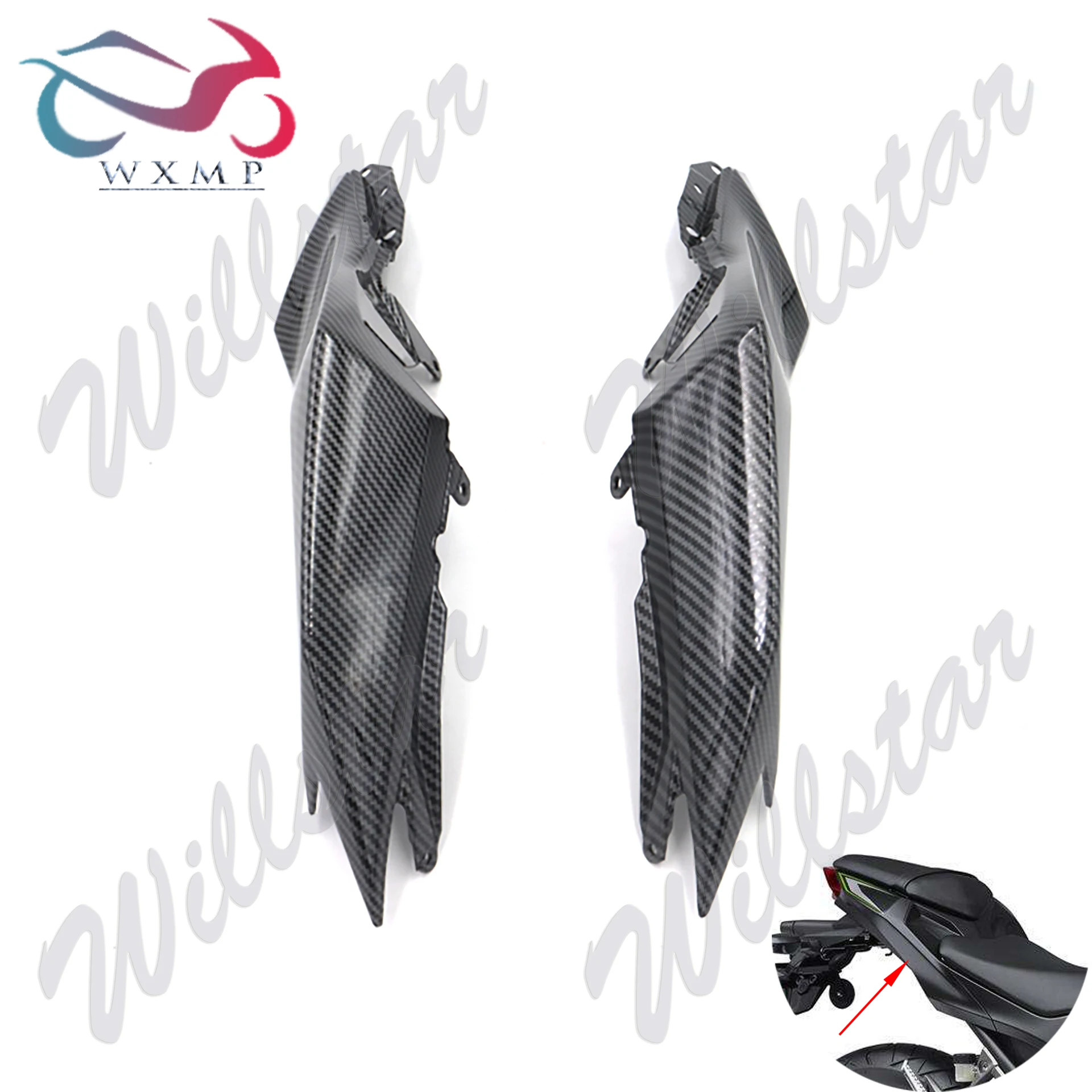 Bodywork Tail Section Rear Left and Right Side Fairing Panel Cowl Fit for Kawasaki Ninja 300 EX300 2013 - 2017
Bodywork Tail Section Rear Left and Right Side Fairing Panel Cowl Fit for Kawasaki Ninja 300 EX300 2013 - 2017