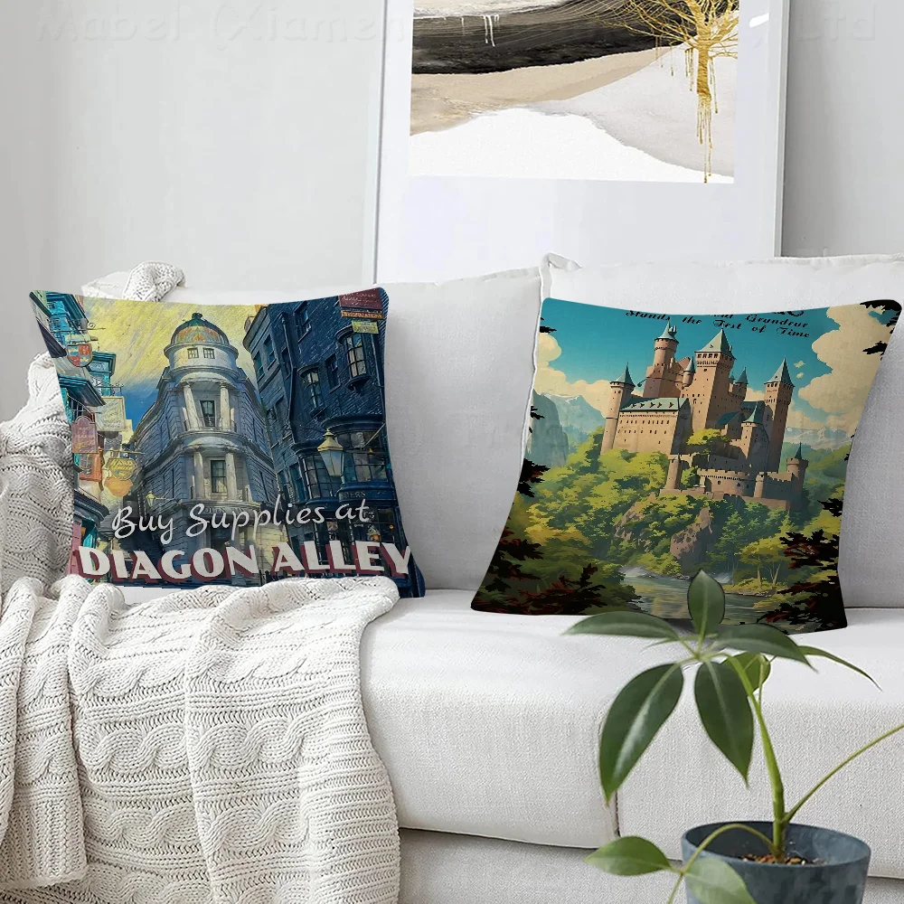 Magic Castle Pillow Gift Home Office Decoration Bedroom Sofa Car Cushion Cover case 45x45
Magic Castle Pillow Gift Home Office Decoration Bedroom Sofa Car Cushion Cover case 45x45