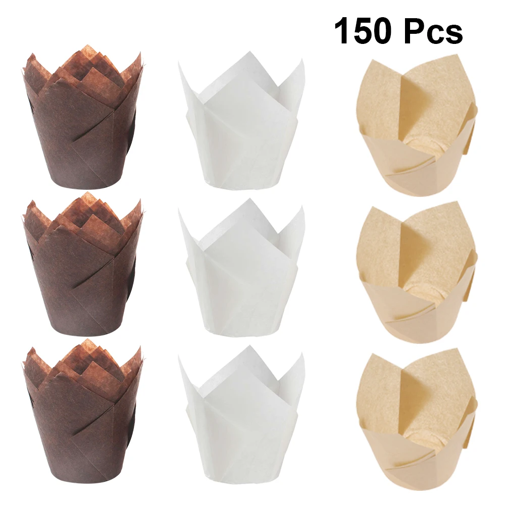 150 Pcs Cake Wrapping Paper Tray Package Cup Disposable Party Cups Wrapper Cupcake Hold Cakes Breads Snacks Oil Food Birthday
150 Pcs Cake Wrapping Paper Tray Package Cup Disposable Party Cups Wrapper Cupcake Hold Cakes Breads Snacks Oil Food Birthday