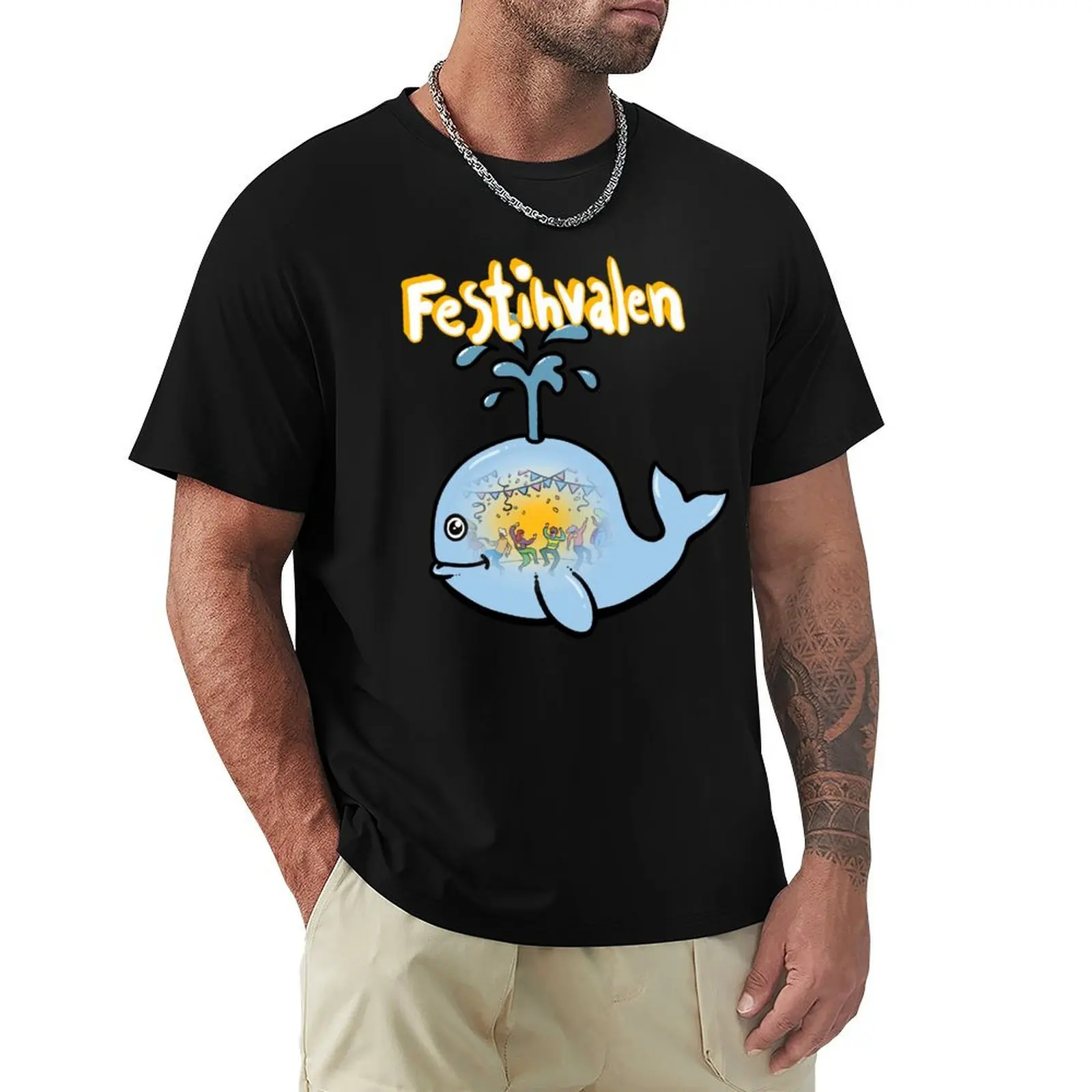 Festihvalen T-Shirt Simple Line Art Print Tee
Festihvalen T-Shirt Simple Line Art Print Tee