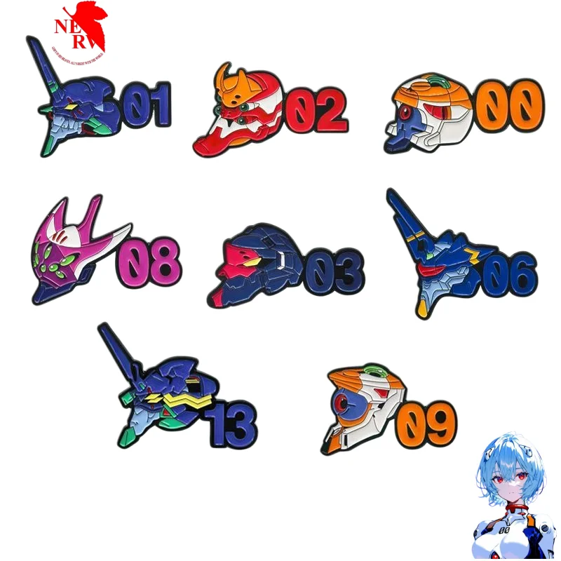 New Evangelion Badge Cute Cartoon Fashion EVA Robot Anime Peripheral School Bag Clothes Decoration Brooch Kawaii Friend Gift
New Evangelion Badge Cute Cartoon Fashion EVA Robot Anime Peripheral School Bag Clothes Decoration Brooch Kawaii Friend Gift