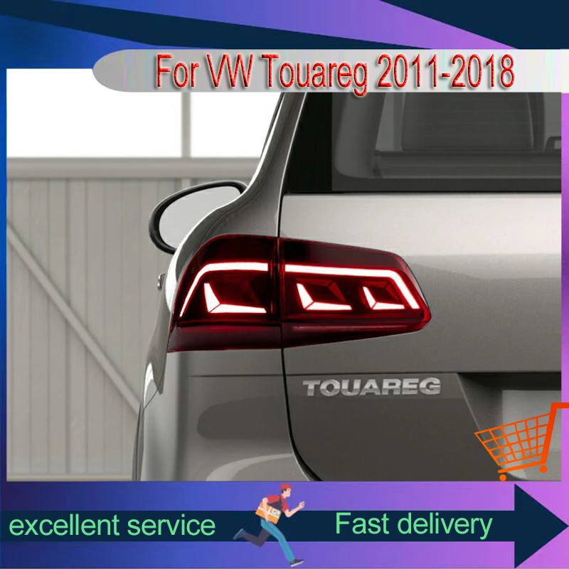 A Pair of Taillights For Volkswagen VW Touareg 2011-2018 Dynamic LED DRL Rear Lamp Reverse Auto Highlight Tools Car Accessories
A Pair of Taillights For Volkswagen VW Touareg 2011-2018 Dynamic LED DRL Rear Lamp Reverse Auto Highlight Tools Car Accessories
