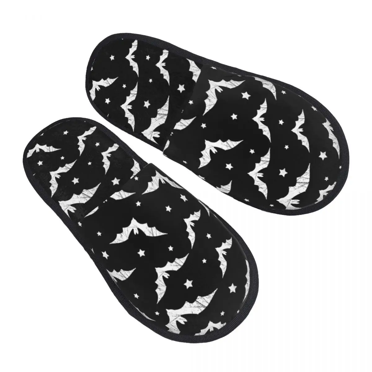 Distressed Bats Pattern House Slippers Women Cozy Memory Foam Halloween Goth Occult Witch Slip On Spa Slipper Shoes
Distressed Bats Pattern House Slippers Women Cozy Memory Foam Halloween Goth Occult Witch Slip On Spa Slipper Shoes