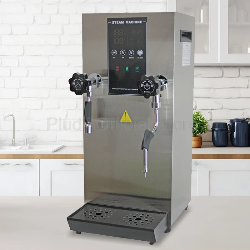 12L Commercial Steam water boiler 110V-240V Professional Automatic Milk Frothing Machine 304 Stainless Steel for Coffee Tea Shop
12L Commercial Steam water boiler 110V-240V Professional Automatic Milk Frothing Machine 304 Stainless Steel for Coffee Tea Shop
