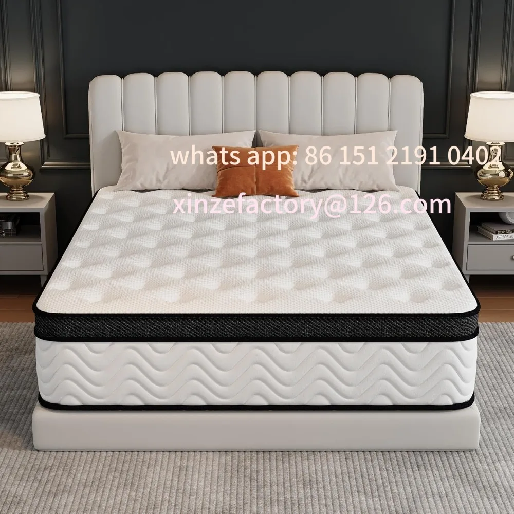 Customizable Memory Foam Full Mattress 12 Inch, Hybrid Mattress with Pocketed Coils for Motion Isolation and Comfort
Customizable Memory Foam Full Mattress 12 Inch, Hybrid Mattress with Pocketed Coils for Motion Isolation and Comfort