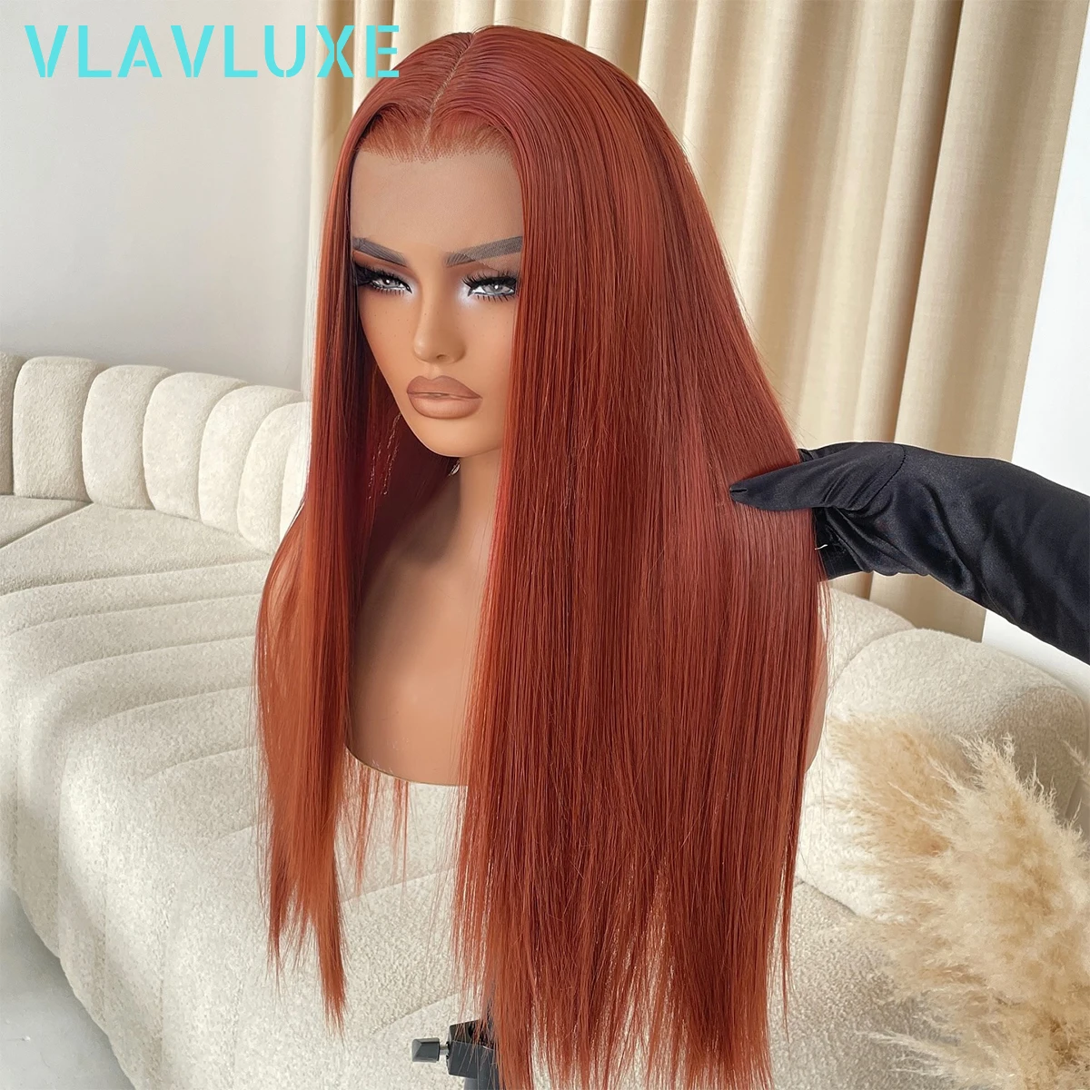 Ginger Orange #350 Colored 36 Inches straight Wigs for Human Hair 400 Density 360/13×6 HD Transparent Lace Wigs Brazilian Remy
Ginger Orange #350 Colored 36 Inches straight Wigs for Human Hair 400 Density 360/13×6 HD Transparent Lace Wigs Brazilian Remy