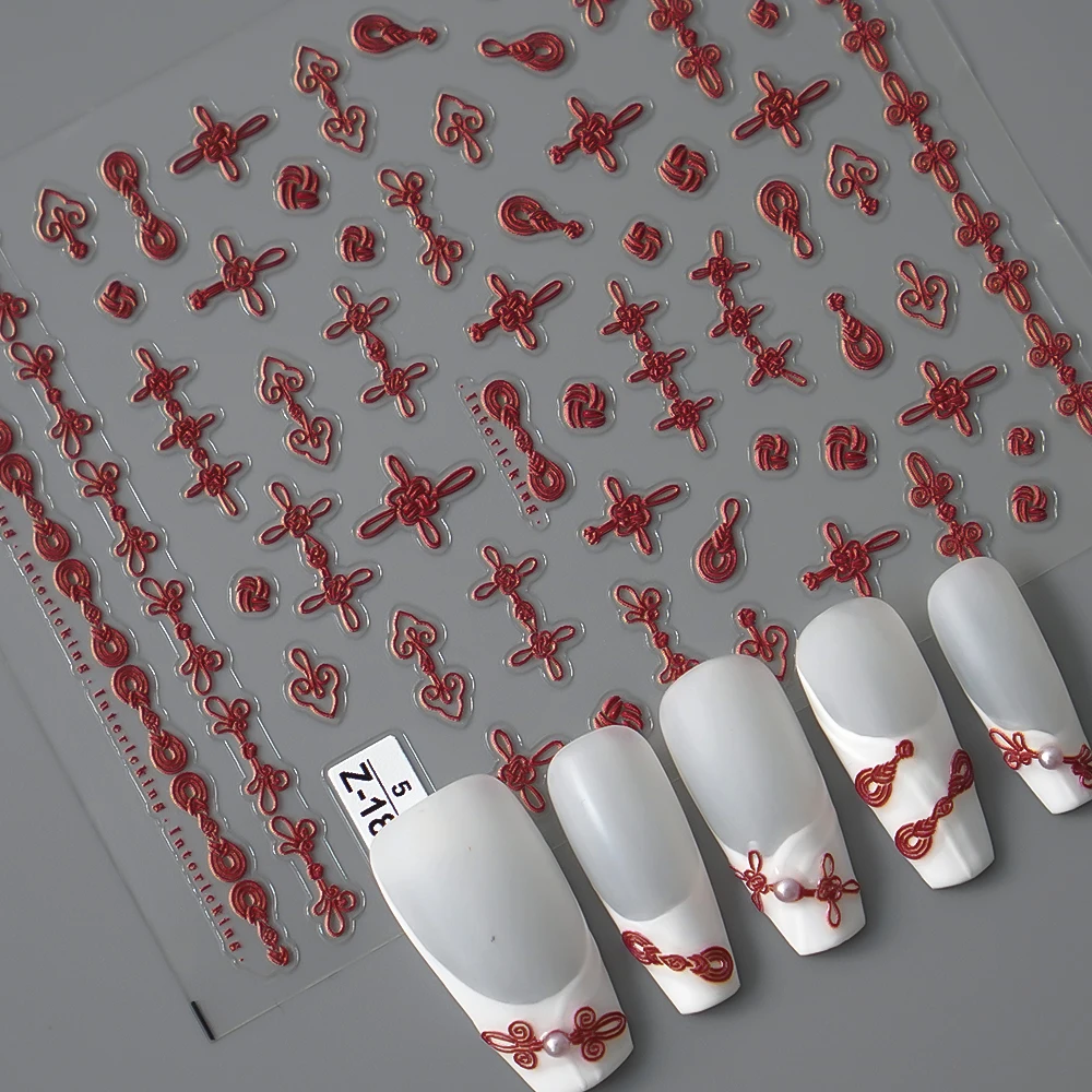 Chinese-Style Cheongsam Button Nail Stickers Traditional Asian Design Faux Diamond Square round Nail Art Decorations
Chinese-Style Cheongsam Button Nail Stickers Traditional Asian Design Faux Diamond Square round Nail Art Decorations