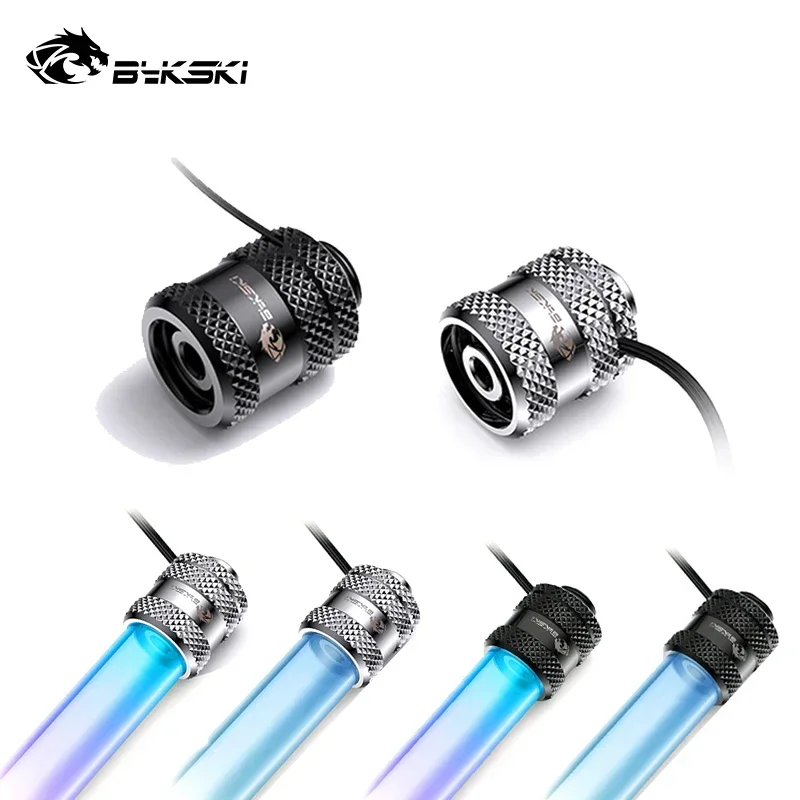 Bykski RGB Hard Tube Fiting For OD14mm OD16mm PETG Acrylic Rigid Metal Pipe,G1/4‘’ PC Water Cooling Connector Adapter 5V ARGB
Bykski RGB Hard Tube Fiting For OD14mm OD16mm PETG Acrylic Rigid Metal Pipe,G1/4‘’ PC Water Cooling Connector Adapter 5V ARGB