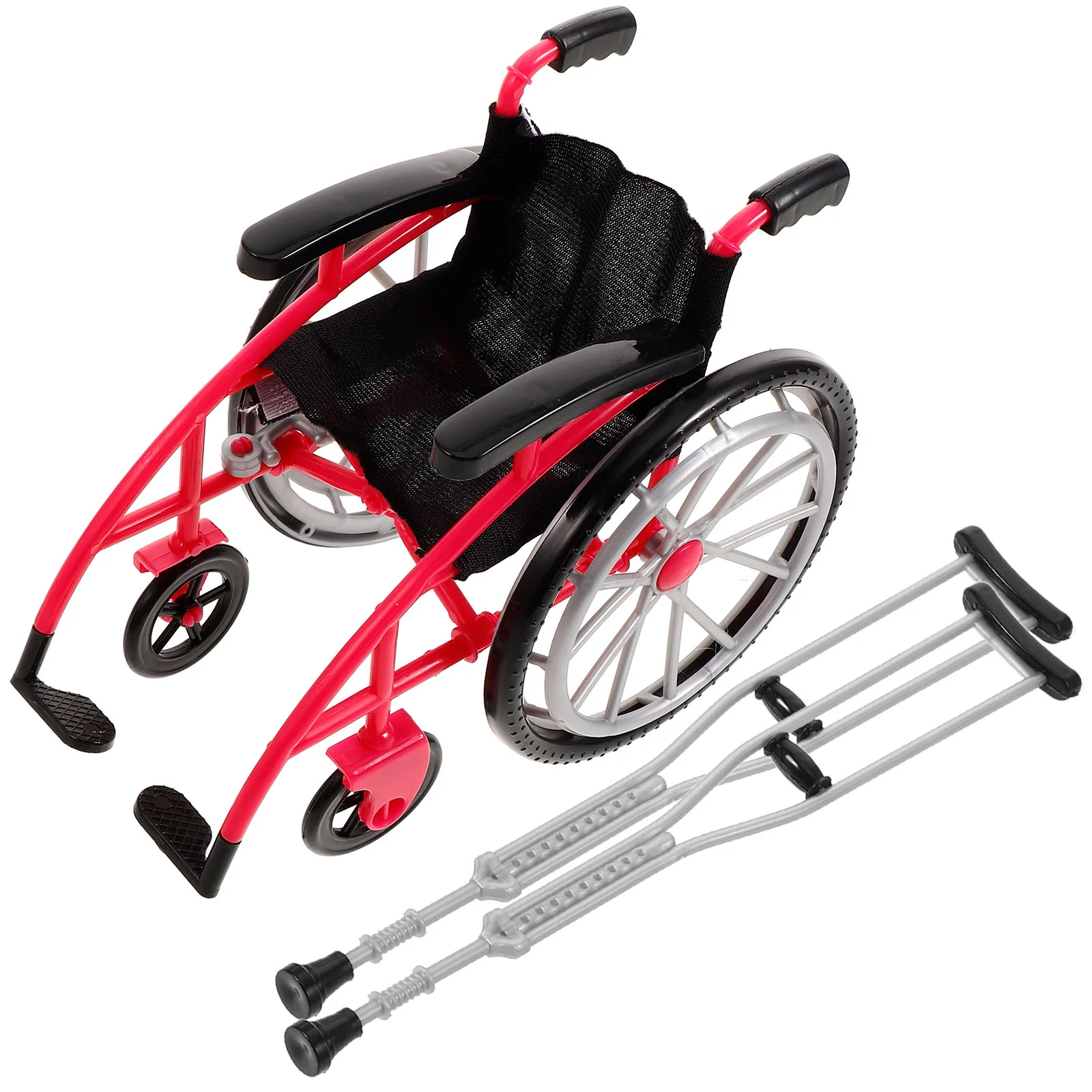 Toy Wheelchair Decorative Mini Crutch House Miniature Model Realistic Dollhouse Accessory
Toy Wheelchair Decorative Mini Crutch House Miniature Model Realistic Dollhouse Accessory