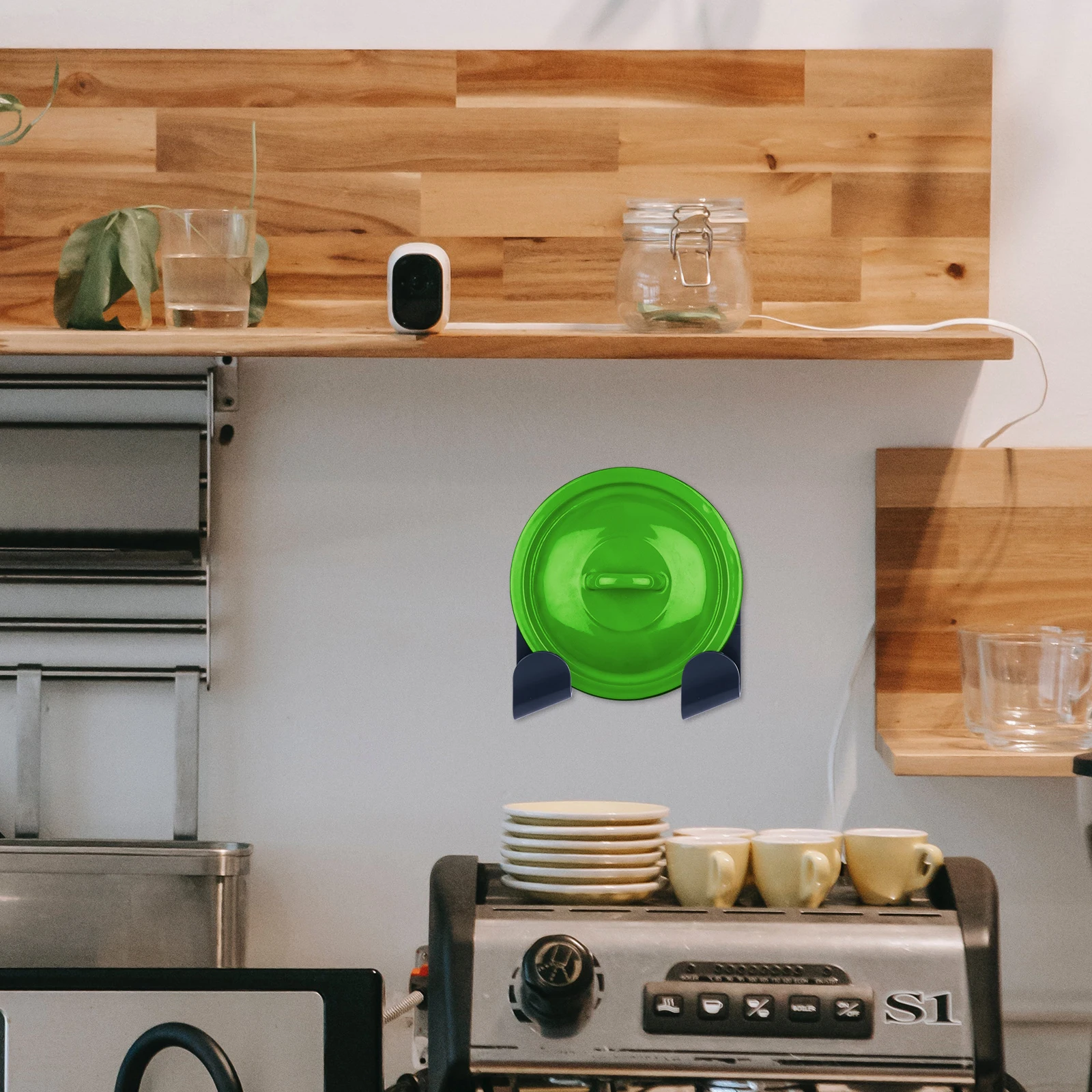 3 Pairs Wall-Mounted Kitchen Pot Lid Holder Pp Safe Punch Free Rack Kitchen Tools Organizer Pot Cover Storage
3 Pairs Wall-Mounted Kitchen Pot Lid Holder Pp Safe Punch Free Rack Kitchen Tools Organizer Pot Cover Storage