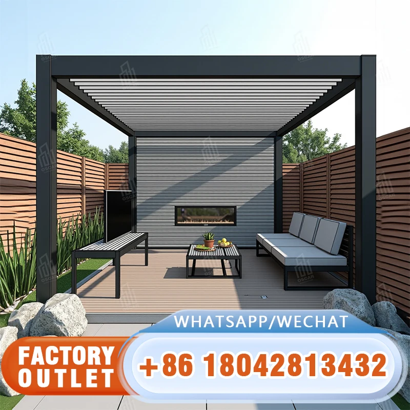 Customizable Aluminum Garden Gazebo for Outdoor Events European Factory Direct Sale pergola
Customizable Aluminum Garden Gazebo for Outdoor Events European Factory Direct Sale pergola