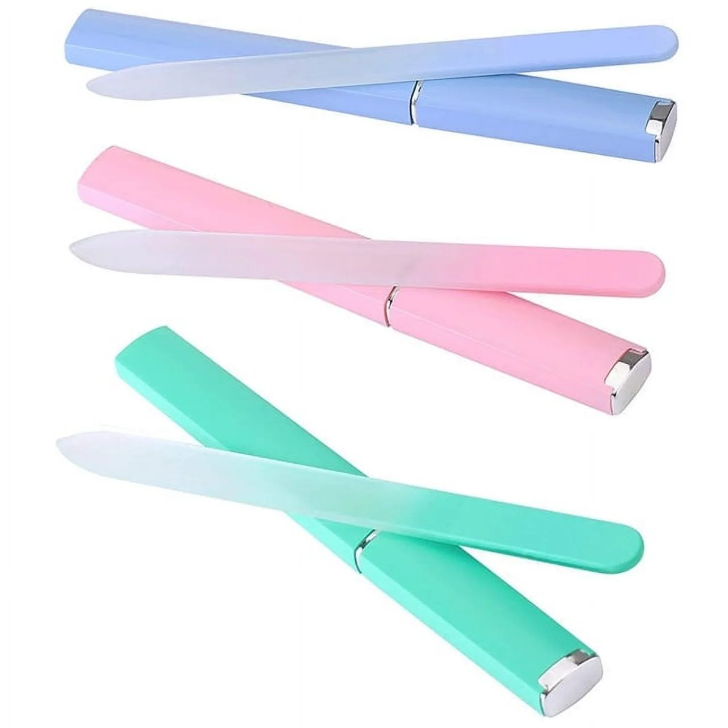 Glass Nail File - 3 Pack Fingernail File for Natural Nails - Professional Manicure Tool
Glass Nail File - 3 Pack Fingernail File for Natural Nails - Professional Manicure Tool
