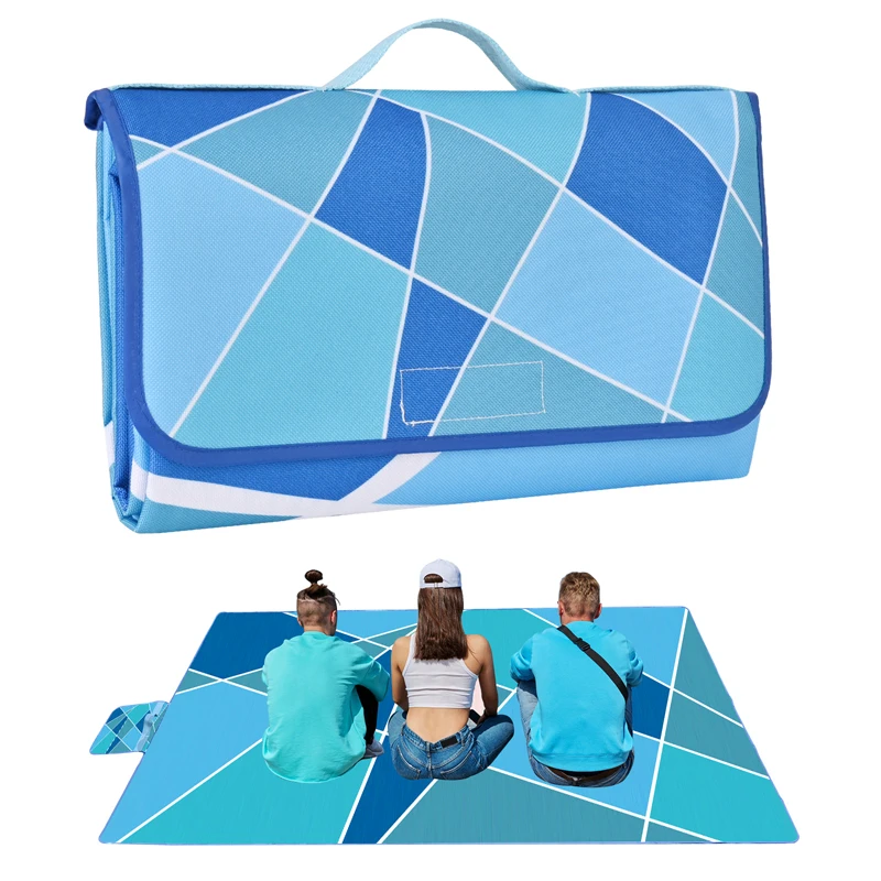 Large Waterproof Picnic Mat Oxford Portable Folding Tote Beach Blanket Thick Cheap Outdoor Picnic Rug with tote carry
Large Waterproof Picnic Mat Oxford Portable Folding Tote Beach Blanket Thick Cheap Outdoor Picnic Rug with tote carry