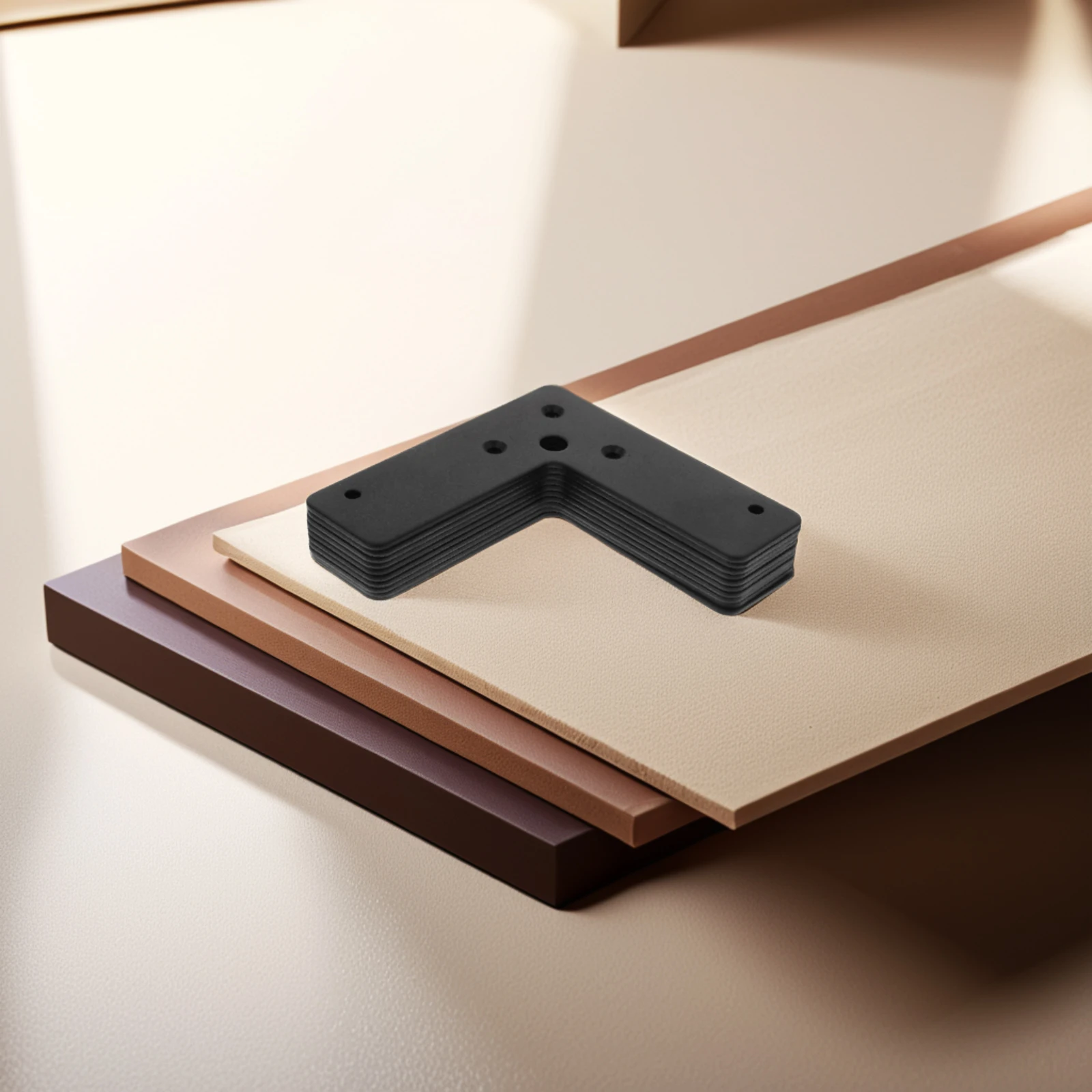 10pcs Black Stainless Steel L Shape Brackets Corner Connector Flat Plates Wood Furniture Mounting Hardware Accessories
10pcs Black Stainless Steel L Shape Brackets Corner Connector Flat Plates Wood Furniture Mounting Hardware Accessories