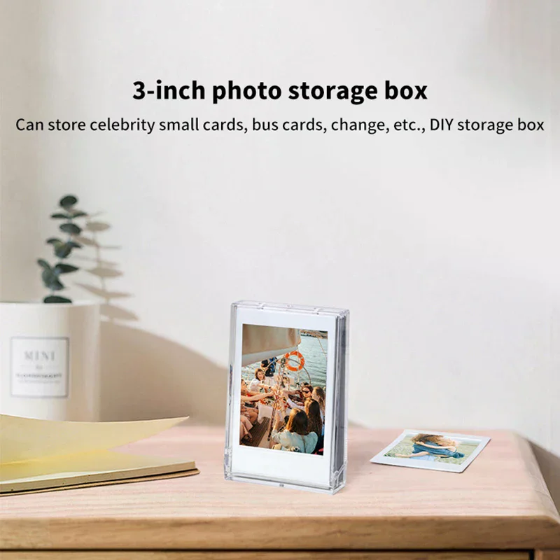3-inch Film Clear Photo Storage Box Instant Camera Photo Case For Fujifilm Instax Mini 12/11/9/8/7 With Strap
3-inch Film Clear Photo Storage Box Instant Camera Photo Case For Fujifilm Instax Mini 12/11/9/8/7 With Strap