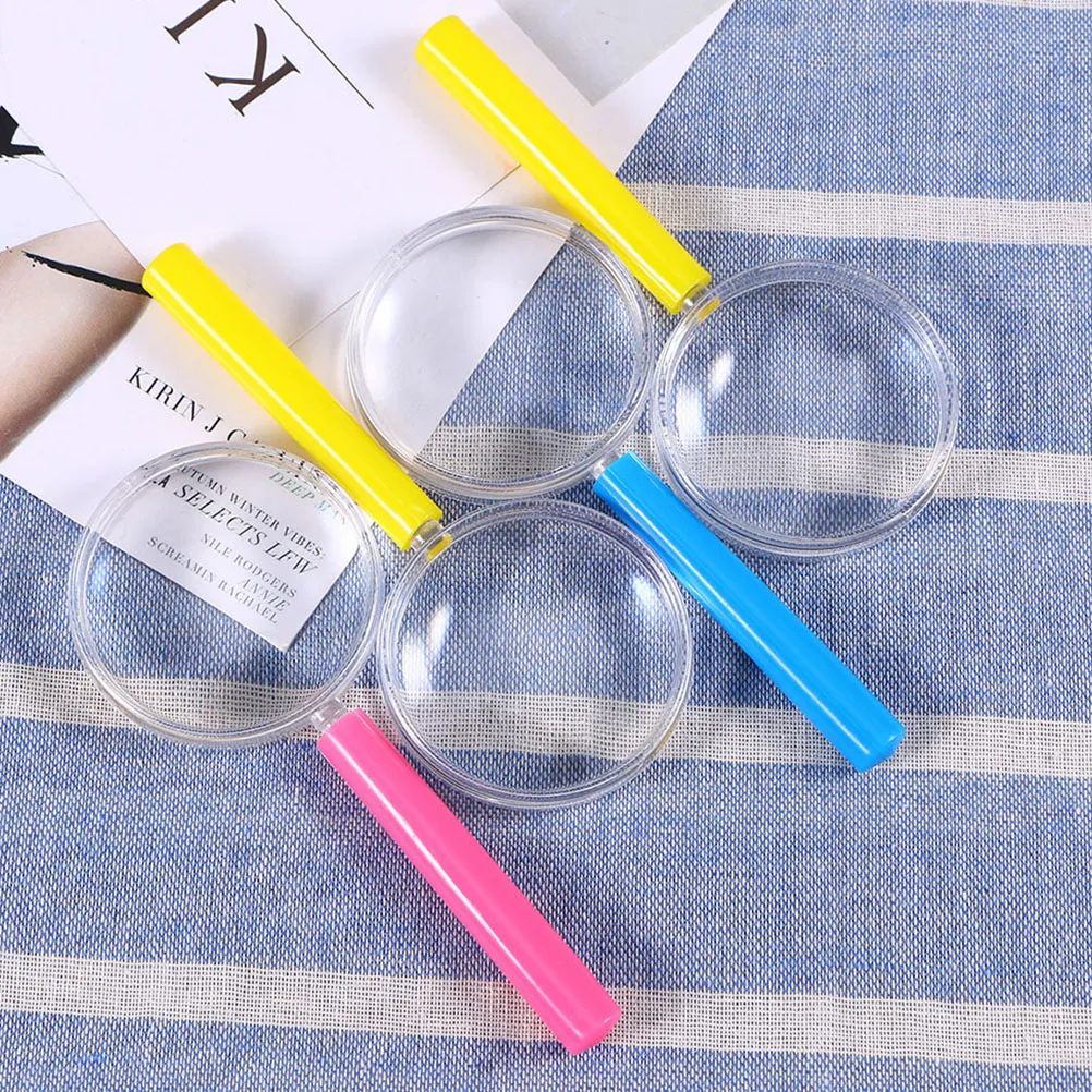 30 Pcs Mini Portable Glass Handheld Kids Toys Acrylic Lens Plastic Handle Teaching Aid Students Learning Use
30 Pcs Mini Portable Glass Handheld Kids Toys Acrylic Lens Plastic Handle Teaching Aid Students Learning Use